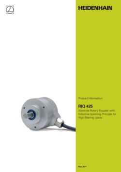 RIQ 425 Absolute Rotary Encoder with Inductive Scanning Principle for High Bearing Loads