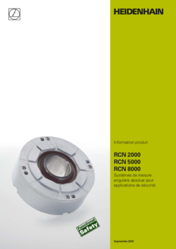 RCN 2000 RCN 5000 RCN 8000 Absolute Angle Encoders for Safety-Related Applications