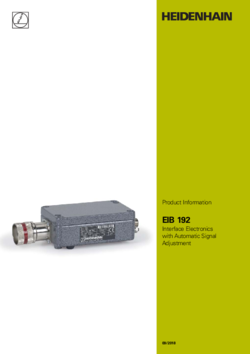 EIB 192 Interface Electronics with Automatic Signal Adjustment