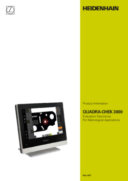 QUADRA-CHEK 3000 Evaluation Electronics For Metrological Applications