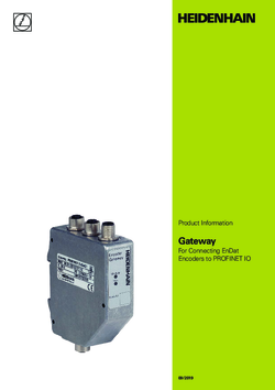 Gateway For Connecting EnDat Encoders to PROFINET IO