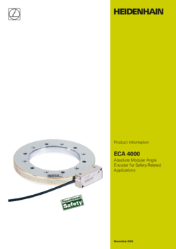 ECA 4000 Absolute Modular Angle Encoder for Safety-Related Applications