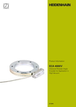 ECA 4000 V Absolute Modular Angle Encoder for Application in High Vacuum