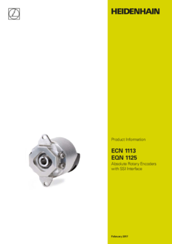 ECN 1113 EQN 1125 Absolute Rotary Encoders with SSI Interface