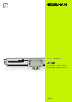 LS 1679 - Incremental Linear Encoder with Integrated Roller Guide