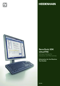 RemoTools SDK virtualTNC Software Interface for Interaction with TNC Controls