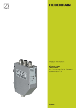 Gateway For Connecting EnDat Encoders to PROFIBUS-DP